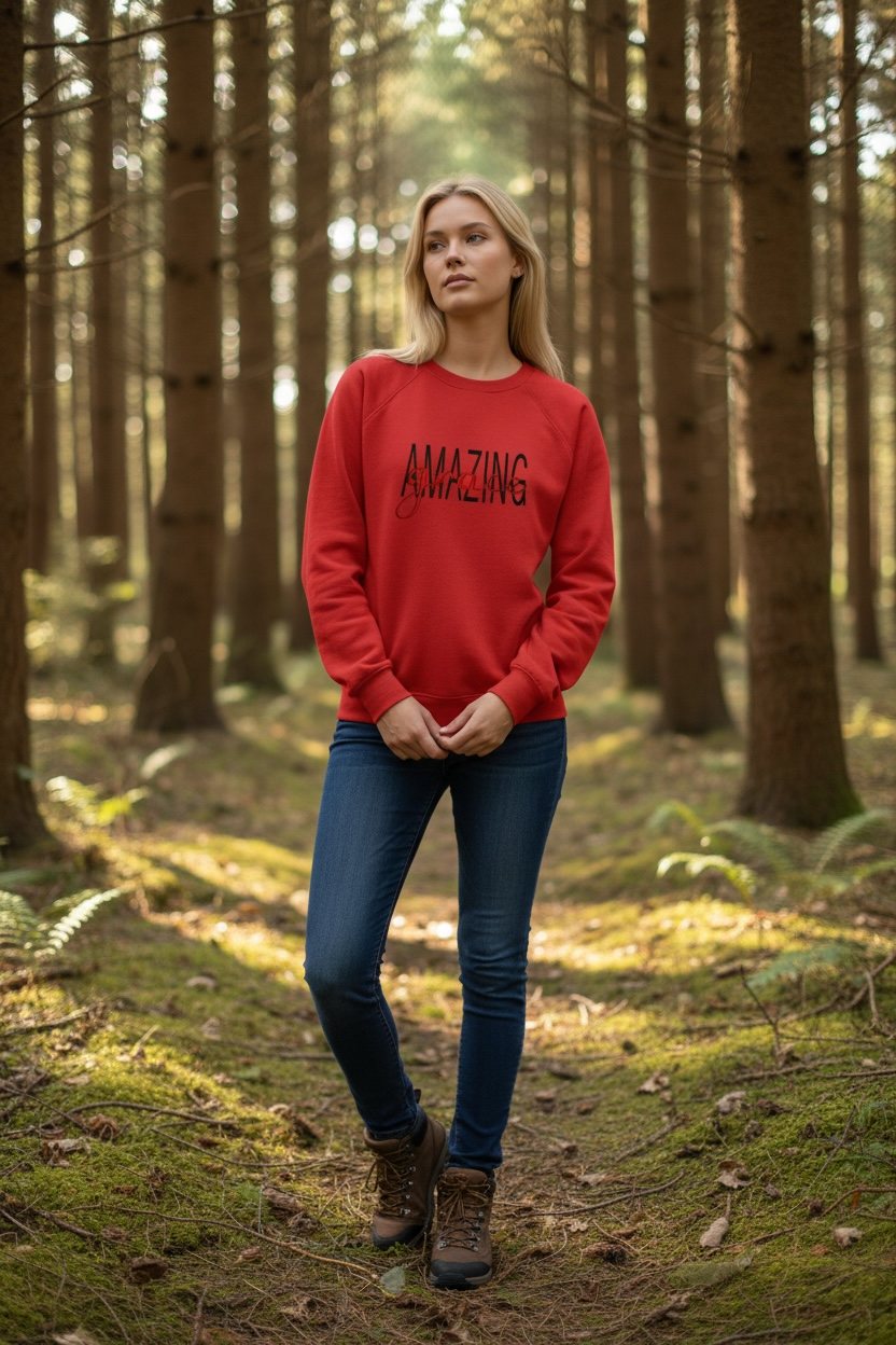 Amazing Grace Embroidered Sweatshirt
